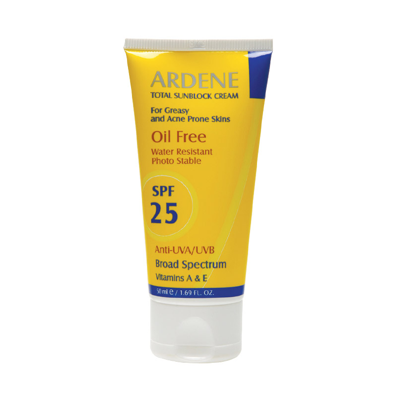 کرم ضد آفتاب SPF25 فاقد چربی آردن